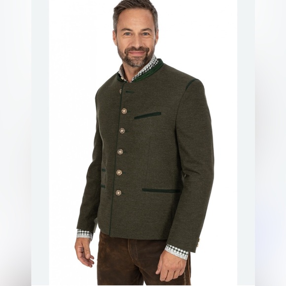 Lodenfrey Trachten Jacket Loden Wool Traditional Alpine Bavaria 40 Blazer - Picture 3 of 14